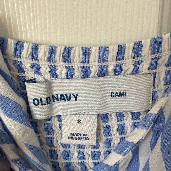 Old Navy Blue and White Striped Dress - Picture 2 of 5